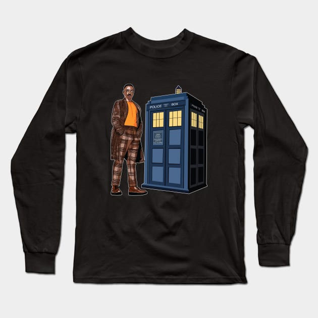 THE DOCTOR IS HERE! Long Sleeve T-Shirt by KARMADESIGNER T-SHIRT SHOP